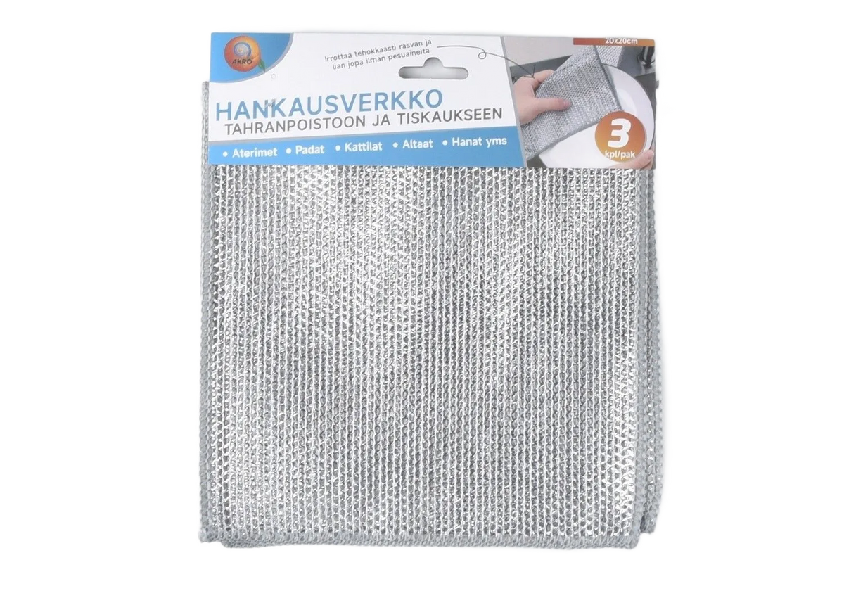 Akro hankausverkko (3 kpl)